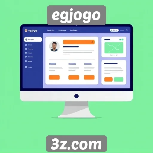 Evolução da interface do usuário do site egjogo